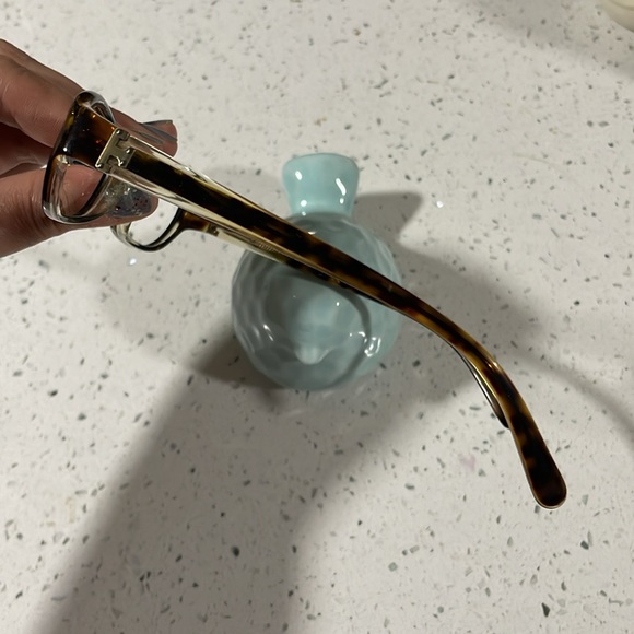 Tory Burch brown torti glasses frames (no lenses), preowned - Picture 2 of 10